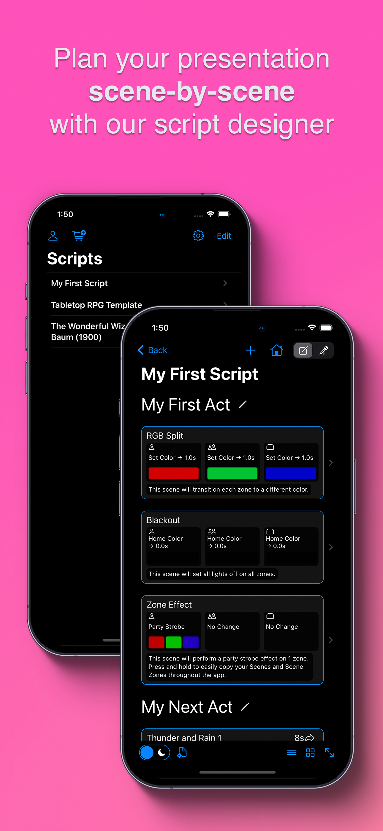 Dramatic Light Presentations