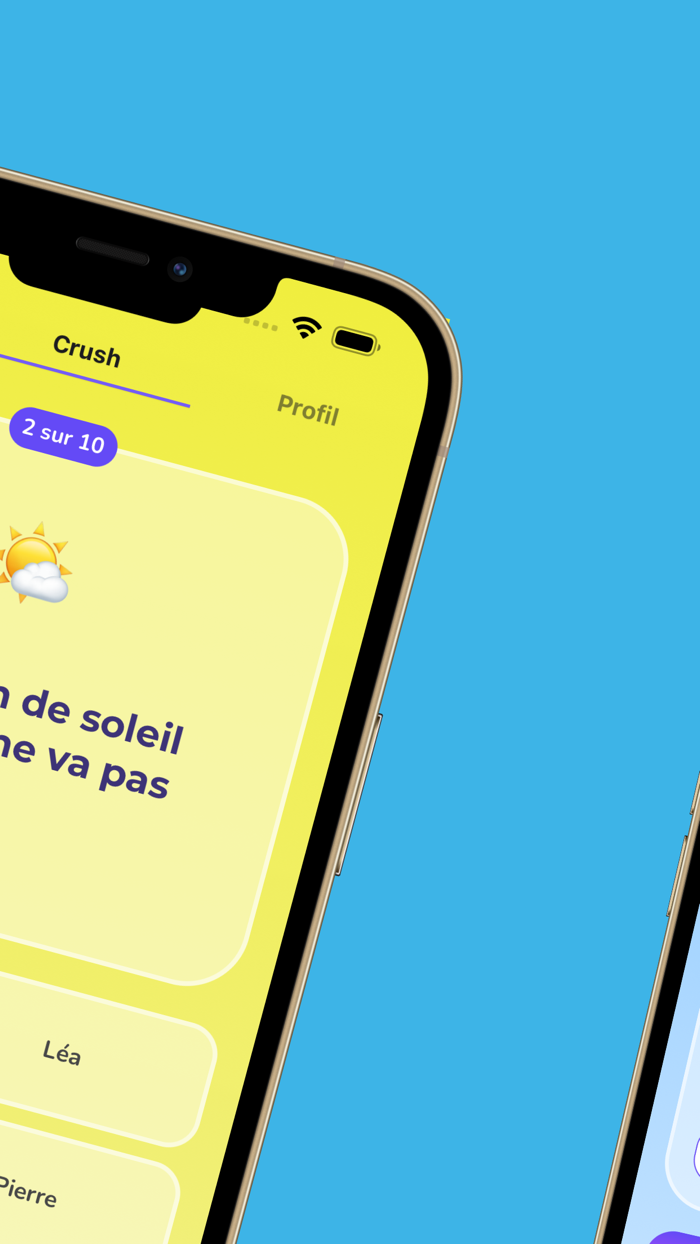 Crush sondages entre amis