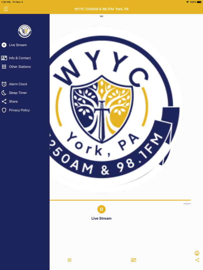 WYYC AM1250 and FM98.1 Radio