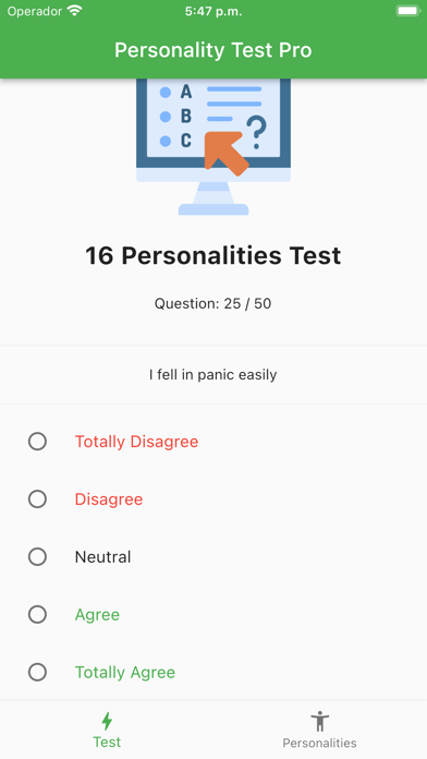 Personality Test Premium Screenshot