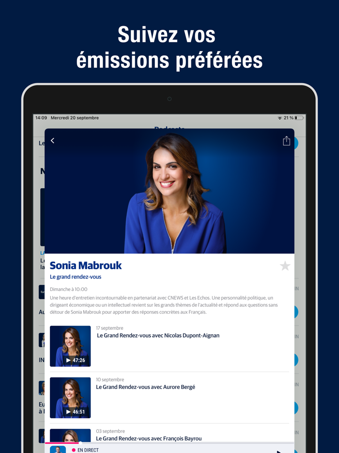 Europe 1 - radio replay actu