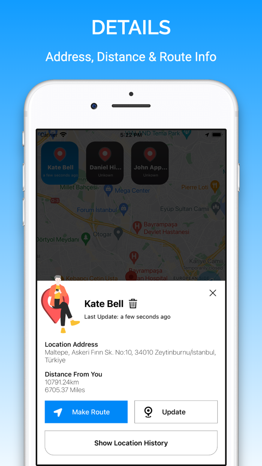 #3. Mobile Phone Tracker by Number (iOS) 由: Tarkan Ogras