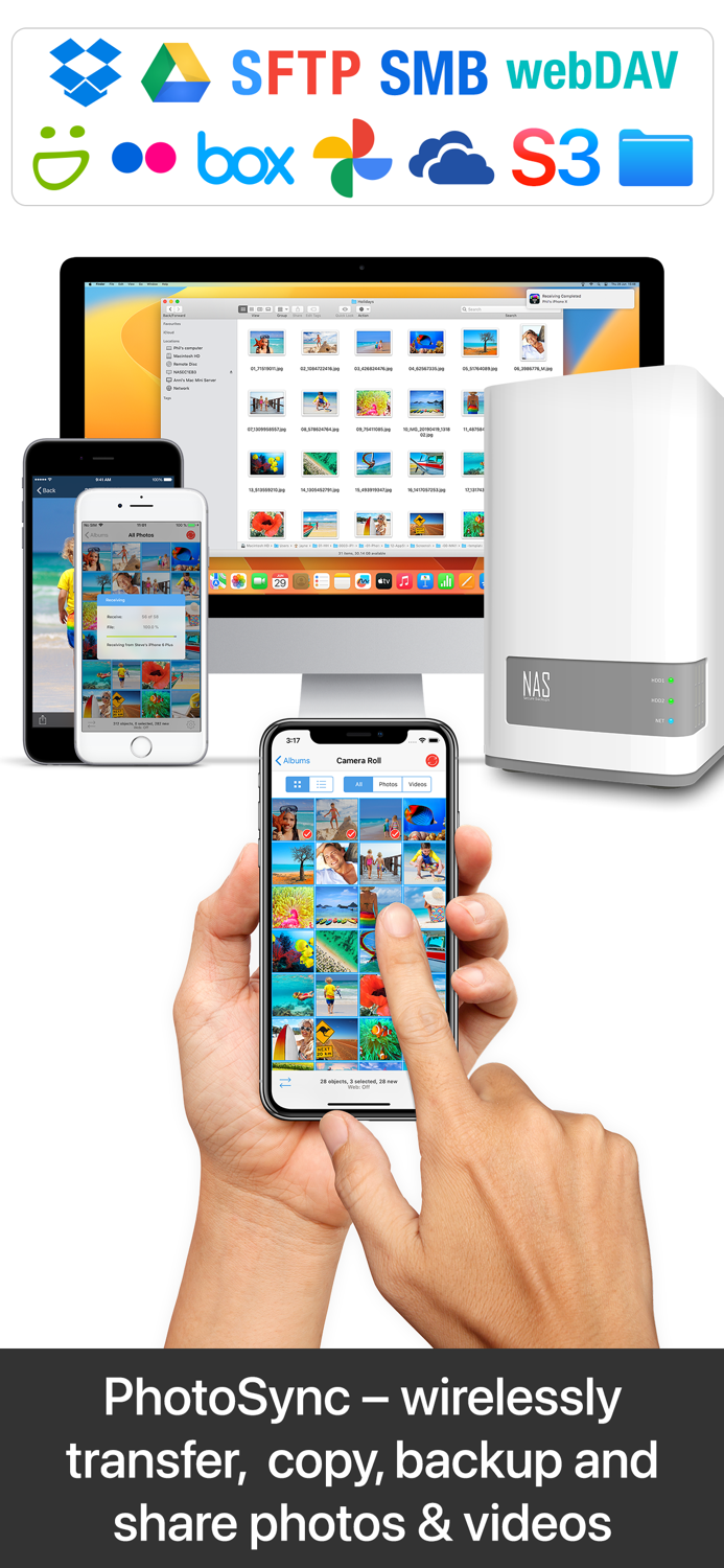 PhotoSync – transfer photos