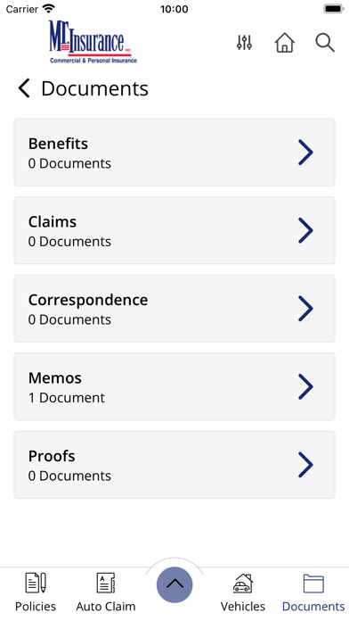 Mr. Insurance Agency Mobile Screenshot