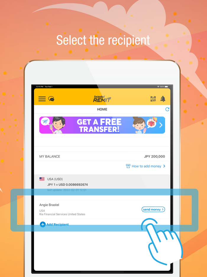 Brastel Remit - Send Money