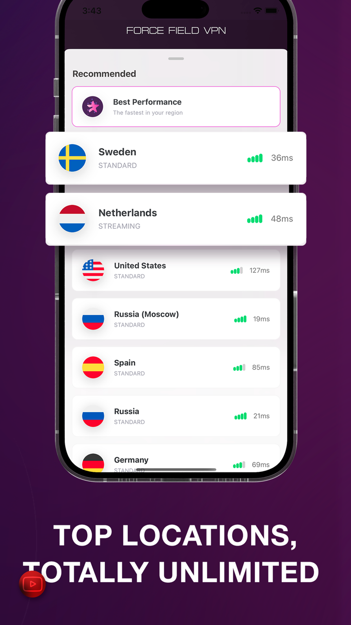 VPN Force Field - turbo fast
