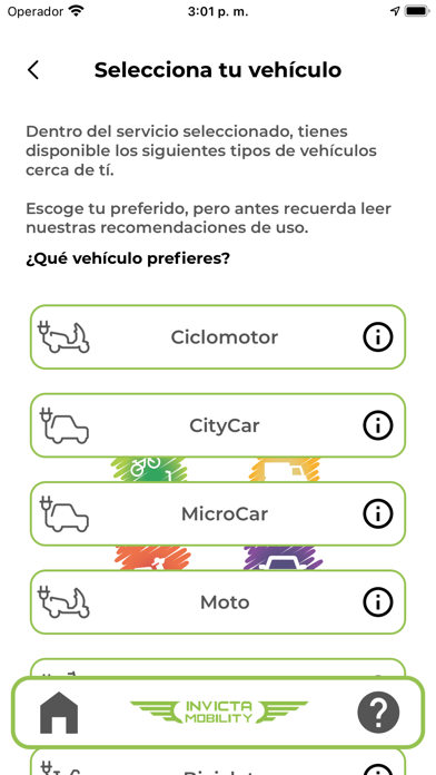 Invicta Mobility Screenshot