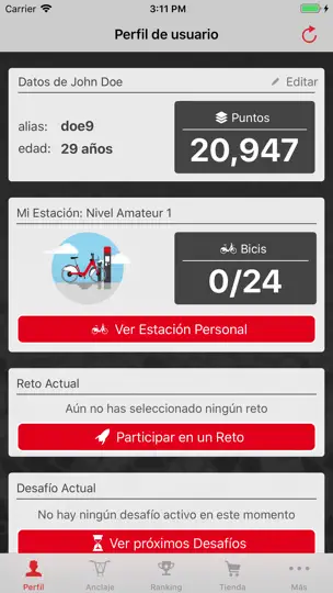 Captura de pantalla de Joc Bicing en iPhone 1