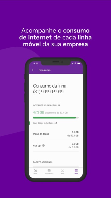 Meu Vivo Empresas Móvel Screenshot