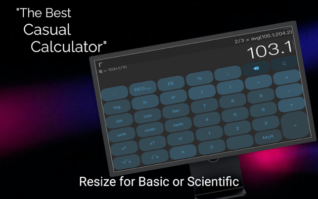 Calculadora inteligente CALC ± Captura de pantalla