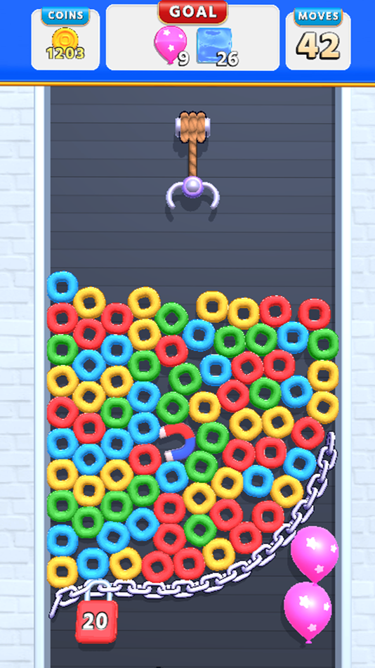 #4. Chain Em All! (iOS) 由: Hicham Elfadil