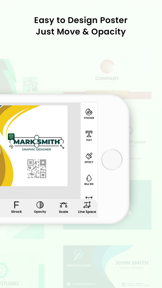 #7. Business & visiting card Maker (iOS) Podle: Mayank Mangukiya