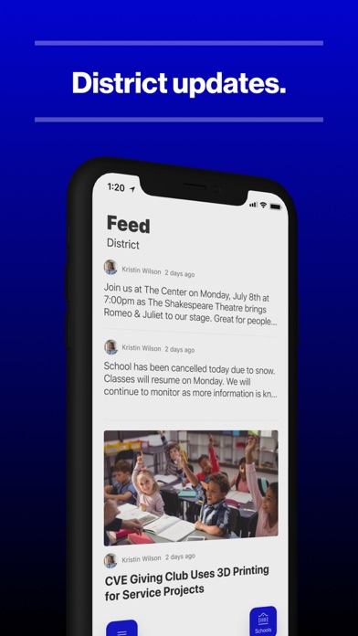 Twin Cedars School District Screenshot