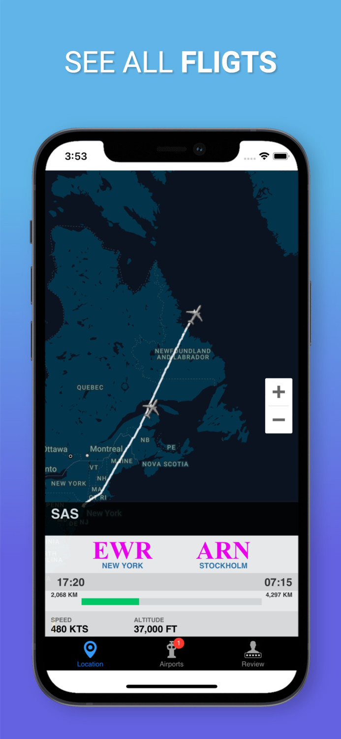 Navigation for SAS Airlines