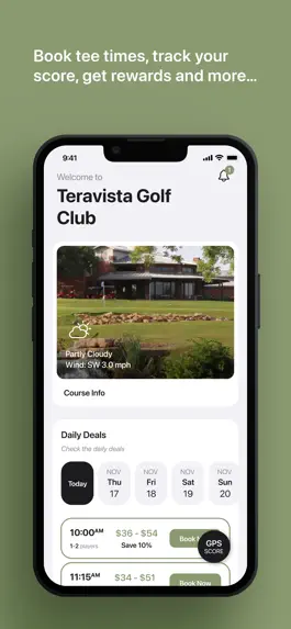 Game screenshot Teravista Tee Times mod apk