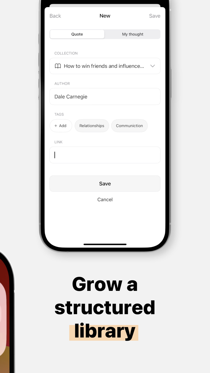 Thoughts - Inspiration Manager
