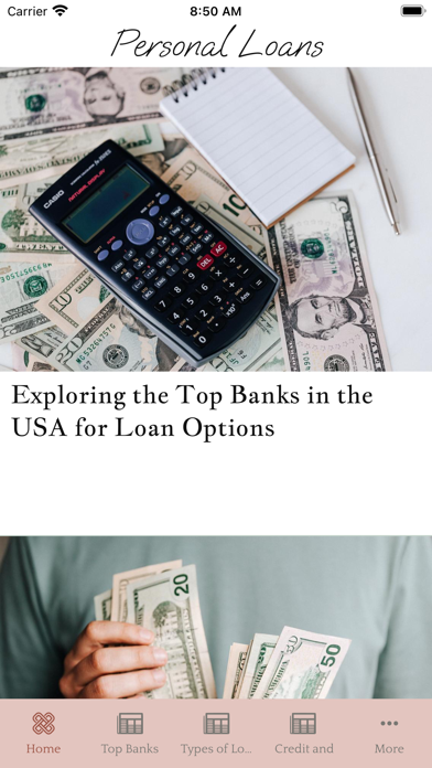 Personal Loans USA Guide Screenshot