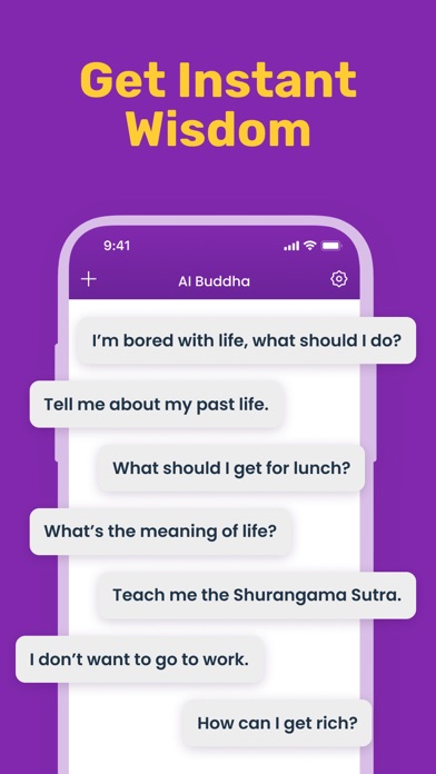 AI Buddha: Instant Wisdom Chat Screenshot