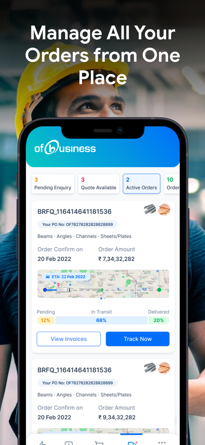 OfBusiness Mandi Steel Price