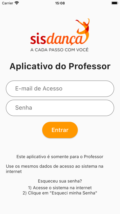 Sisdança Teacher Screenshot