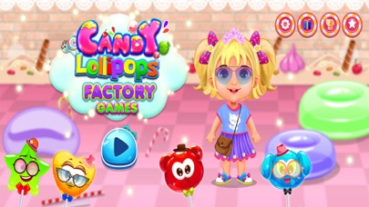 Candy Lollipops Factory Games Screenshot