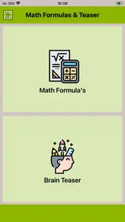 maths formulas & brain teaser айфон картинки 1