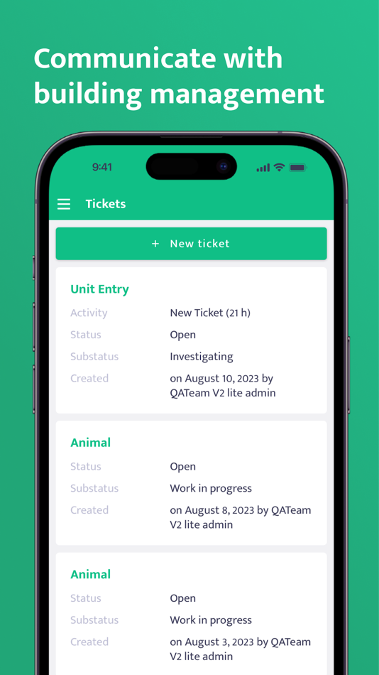 #5. Building Stack - Tenant Portal (iOS) By: Gotham Management Inc