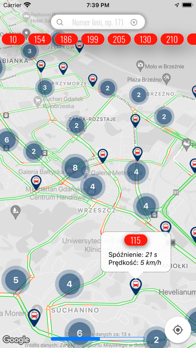 Gdańskie Autobusy Online Screenshot