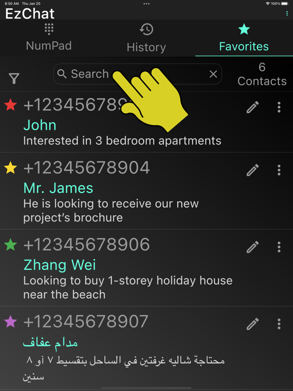 Ez Chat for WA iPad screenshot 5 - Productivity app