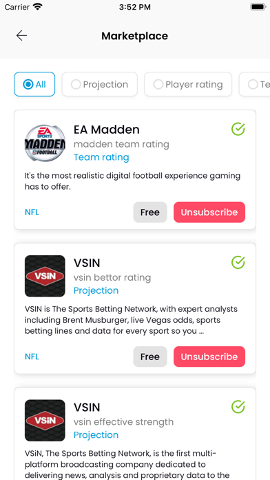 Betrics-Betting Analytics Screenshot