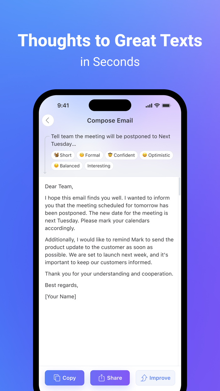 Compose AI Writing Assistant