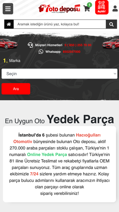 Oto Deposu Screenshot