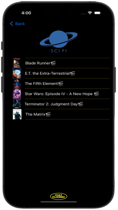 Cult Classic Films Screenshot