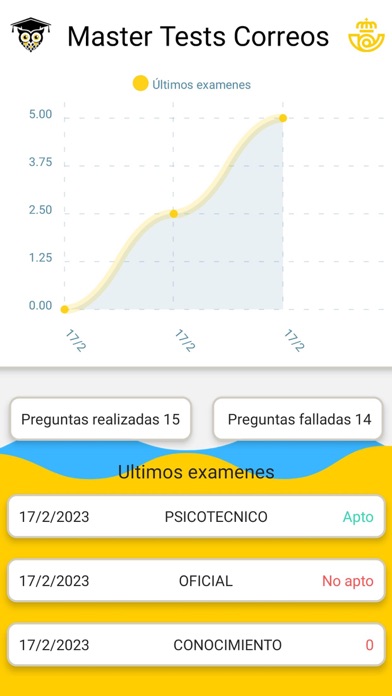 Oposicion M Tests Correos Screenshot