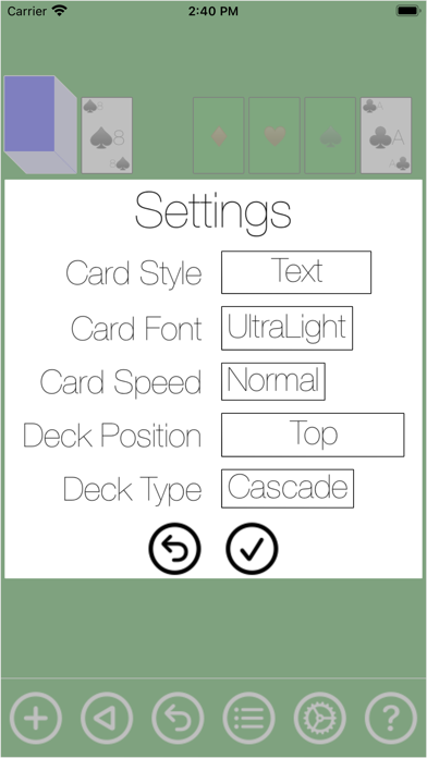 Pujol Cards Screenshot