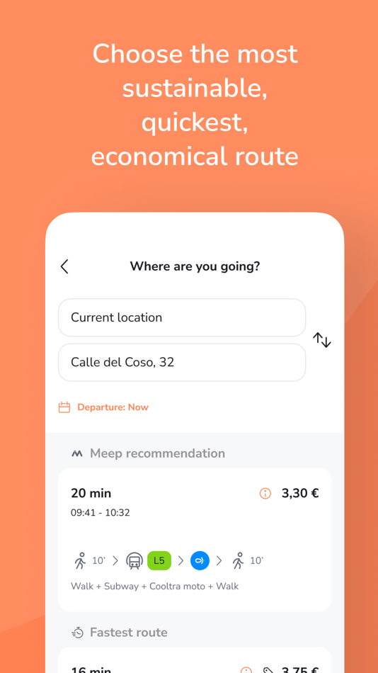 #4. Meep - Personalized routes (iOS) 由: FOSTERING MOBILITY SL.