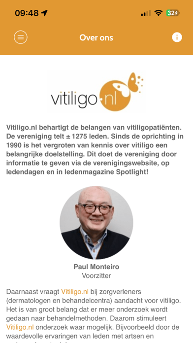 Vitiligo.nl Screenshot