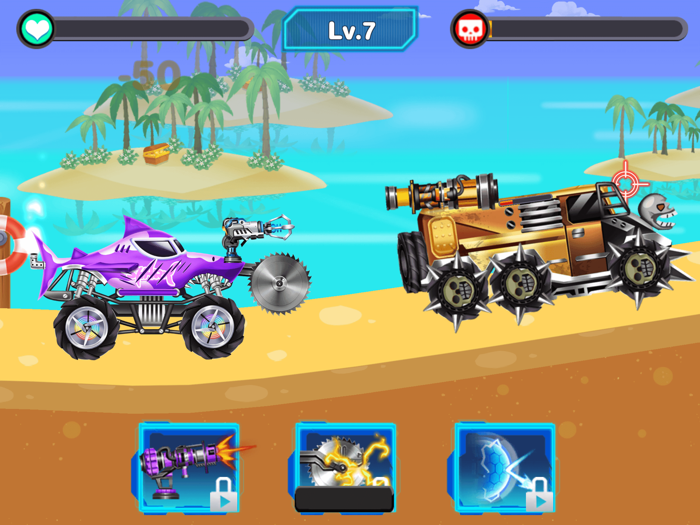 Monster Truck Battle Game