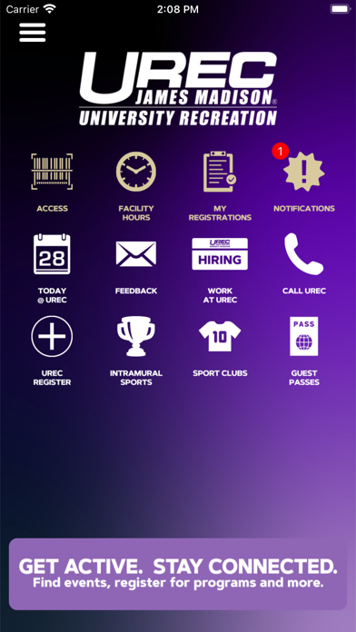 James Madison University Rec Screenshot