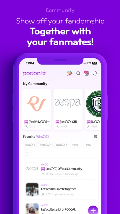 PODOAL: Idol Voting & Fanbase Screenshot