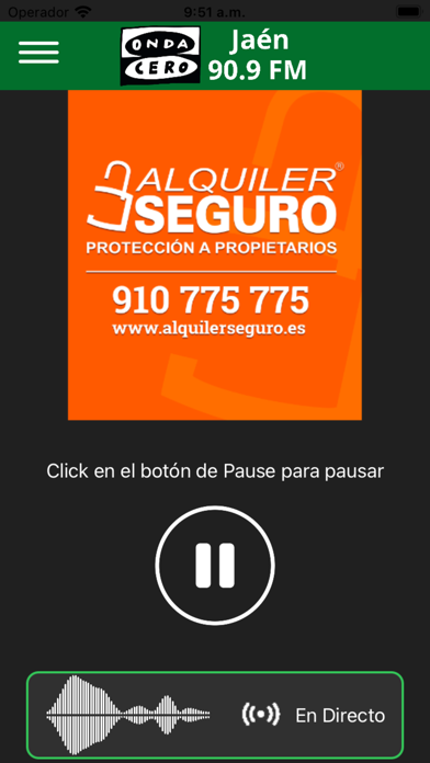 Onda Cero Jaen 90.9 FM Screenshot
