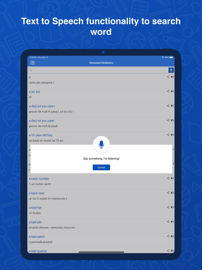 Romanian Dictionary Translatr