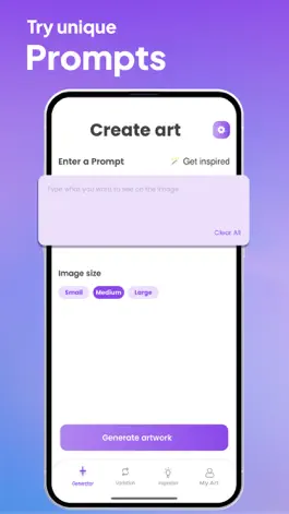 Game screenshot DeeplyAI: Text to Image Ai Art mod apk