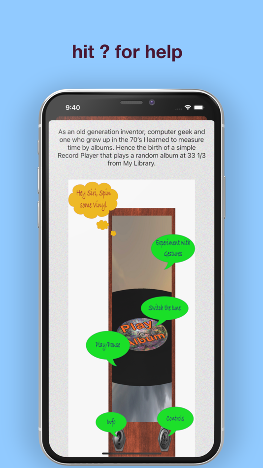 #2. the Record Player (iOS) Podle: SIME Corp