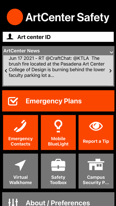 ArtCenter Safety Screenshot