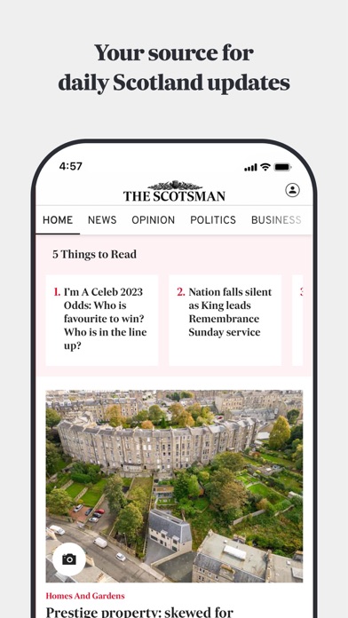 The Scotsman Newspaper Screenshot