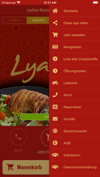 Lyalina Restaurant   Screenshot