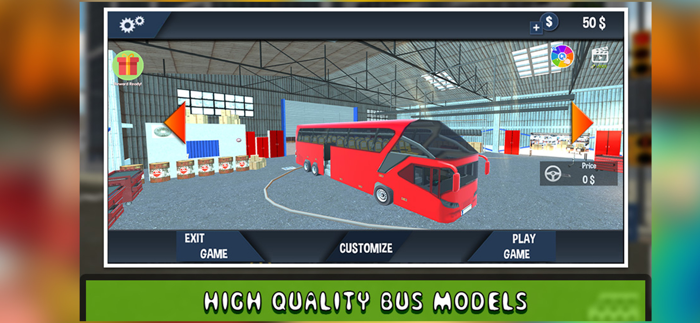 Bus Travel Drive Simulation