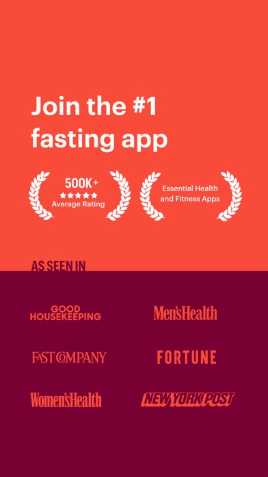 Screenshot #1 pour Zero: Fasting & Health Tracker