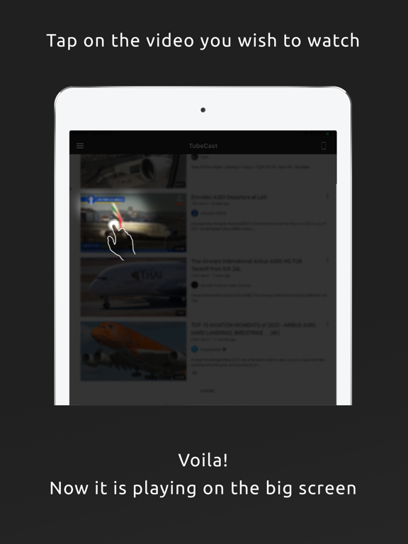 Tube Cast TV iPad screenshot 4 - Entertainment app